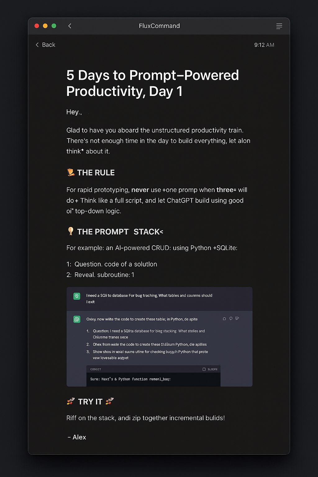 Alex Tech Insider – PDF mockup